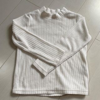 ユニクロ(UNIQLO)のユニクロ　白　120(Tシャツ/カットソー)