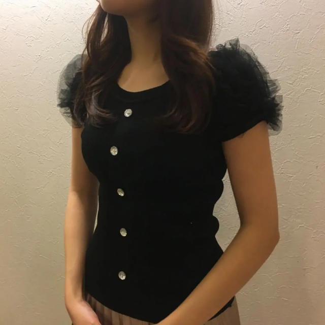 bibiy tulle tops❤︎ レディースのトップス(Tシャツ(半袖/袖なし))の商品写真