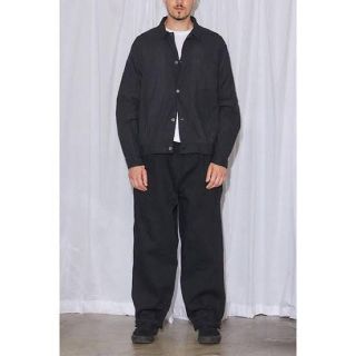 COMOLI 19ss  ベタシャンブルゾン 　黒 3