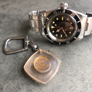 チュードル(Tudor)の【1960s】ブルボンキーホルダー　TUDORチュードル　方位磁石(キーホルダー)