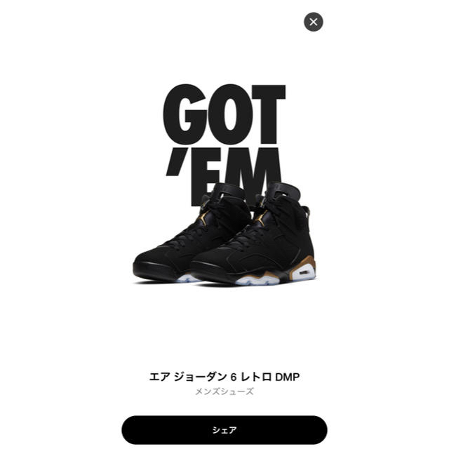 NIKE AJ6 DMP