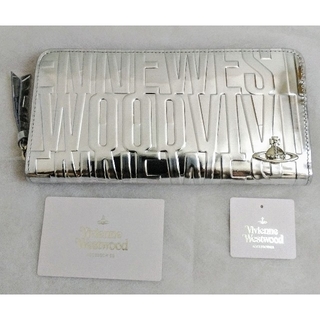 ヴィヴィアンウエストウッド(Vivienne Westwood)の新品未使用タグ付　Vivienne Westwoodシルバーメタリック長財布(長財布)