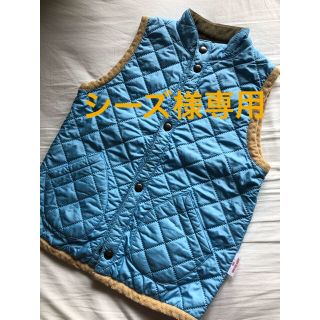 スモックショップ(THE SMOCK SHOP)のTHE SMOCK SHOPベスト　裏フリース キッズL(ジャケット/上着)