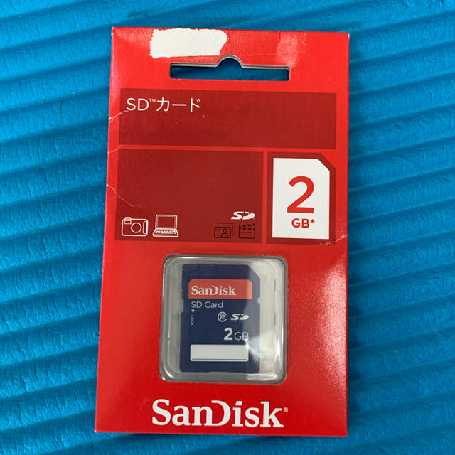 SanDisk(サンディスク)のSDカード 2GB SanDisk 未開封 スマホ/家電/カメラのカメラ(その他)の商品写真