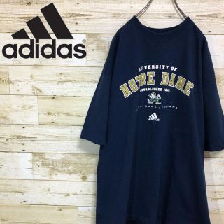 アディダス(adidas)のアディダス(adidas)☆ ノートルダム大学 プリント Tシャツ(Tシャツ/カットソー(半袖/袖なし))