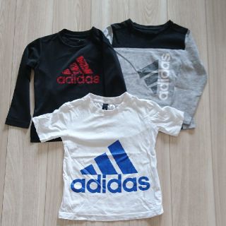 アディダス(adidas)のadidas《kids》120㎝Ｔシャツ3枚セット(Tシャツ/カットソー)