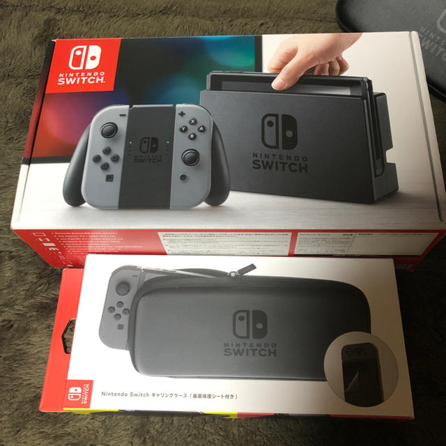 Nintendo Switch JOY-CON グレー 本体  HAC-S-KA