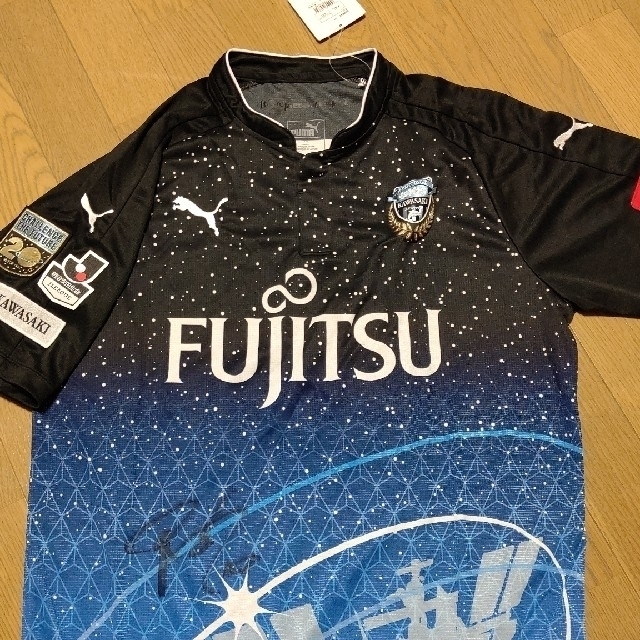 川崎フロンターレ×宇宙兄弟×JAXA 限定ユニ 大島僚太選手直筆 川崎フロンターレ×宇宙兄弟×JAXA 限定ユニ 大島僚太選手直筆