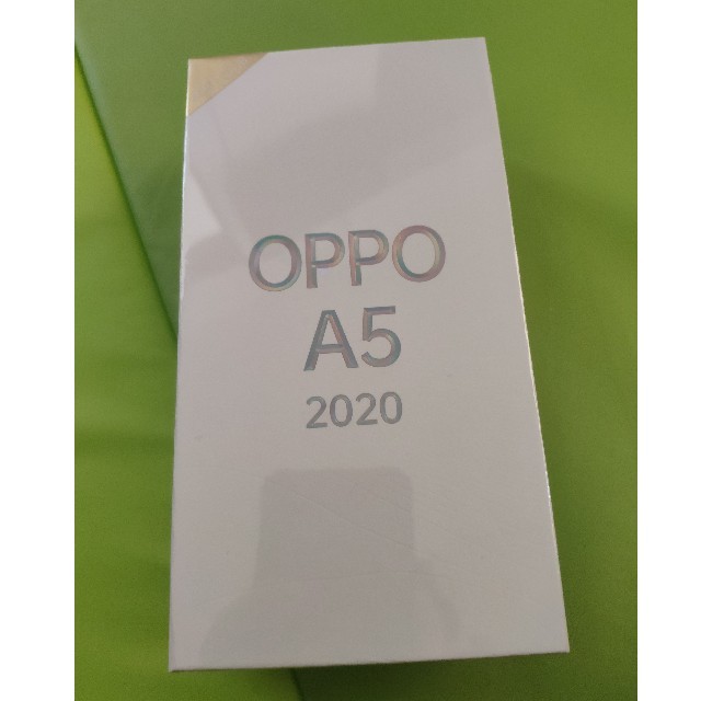 oppo A5 2020 新品未使用未開封 グリーン 端末本体 - スマートフォン本体