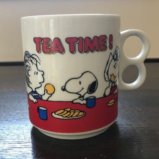 スヌーピー(SNOOPY)のスヌーピー1965年製マグカップ☆ビンテージ(グラス/カップ)