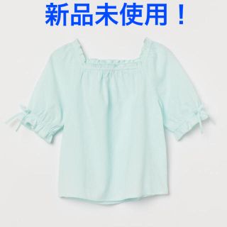 エイチアンドエム(H&M)のＳＡＬＥ！H&M シアサッカーブラウス(ブラウス)