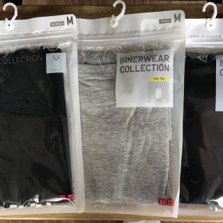 ユニクロ(UNIQLO)のユニクロ　キャミソール　Mサイズ　3点セット　新品(キャミソール)