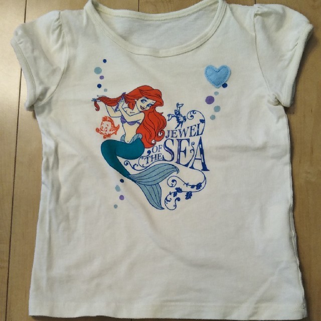 ベルメゾン(ベルメゾン)のアリエルのTシャツ110　ベルメゾン キッズ/ベビー/マタニティのキッズ服女の子用(90cm~)(Tシャツ/カットソー)の商品写真