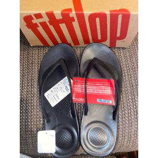 フィットフロップ(fitflop)のフィットフロップ　ビーチサンダル　ブラック(ビーチサンダル)