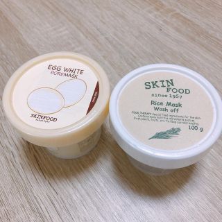 スキンフード(SKIN FOOD)のSKINFOOD♡エッグホワイト&ライスブライトニング(パック/フェイスマスク)