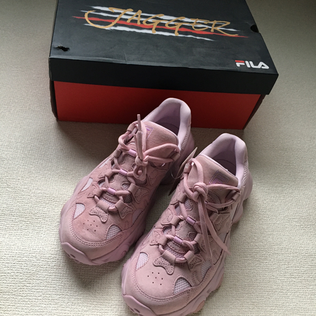 FILA(フィラ)の［レア］ FILA JAGGER PINK 24.5〜25.0 スニーカー レディースの靴/シューズ(スニーカー)の商品写真