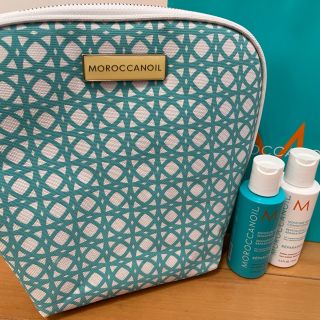 モロッカンオイル(Moroccan oil)のモロッカンオイルノベルティポーチ（ミニシャンプーリンス付）(シャンプー/コンディショナーセット)