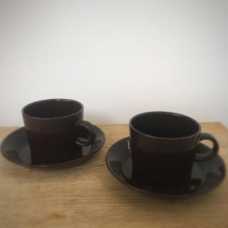 イッタラ(iittala)のiittala イッタラ　カップ&ソーサー2客セット(グラス/カップ)