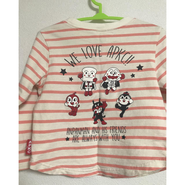 アンパンマン(アンパンマン)のアンパンマン 長袖 100サイズ キッズ/ベビー/マタニティのキッズ服女の子用(90cm~)(Tシャツ/カットソー)の商品写真