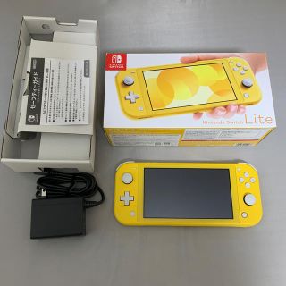 任天堂　スイッチライト　イエロー　中古(家庭用ゲーム機本体)