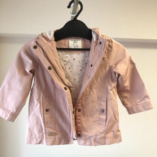 ザラキッズ(ZARA KIDS)のZARA 100 3〜４歳 くすみピンク　アウター　パーカー(ジャケット/上着)