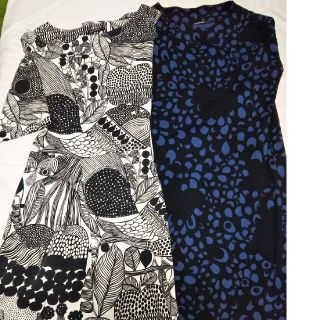 マリメッコ(marimekko)の（かわうそママ様専用）marimekko ワンピース 2枚セット(ひざ丈ワンピース)