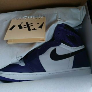 ナイキ(NIKE)のNIKE AIR JORDAN1 COURT PURPLE(スニーカー)