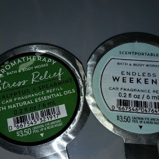 バスアンドボディーワークス(Bath & Body Works)のBATH&BODY WORKS カーフレグランス2個(その他)