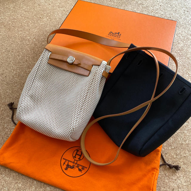 値下げ☆エルメスエールバッグTPM☆HERMES☆ポシェット☆箱、袋付き 超