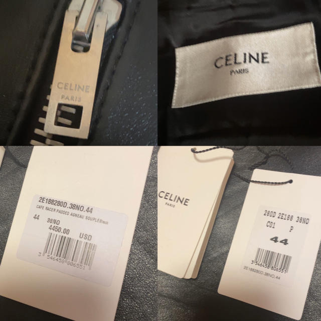 celine(セリーヌ)のCELINE 19aw パディットレザーブルゾン 44 メンズのジャケット/アウター(レザージャケット)の商品写真