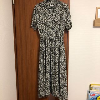 ローリーズファーム(LOWRYS FARM)の花柄シャツワンピース(ロングワンピース/マキシワンピース)