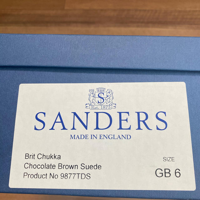 SANDERS(サンダース)のSANDERS / サンダース BRIT CHUKKA   UK6  25cm メンズの靴/シューズ(ブーツ)の商品写真