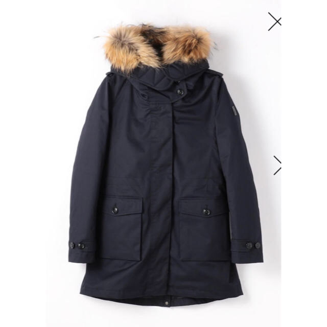 WOOLRICH(ウールリッチ)のウールリッチ SCARLETT PARKA ダウンコートXSネイビー レディースのジャケット/アウター(ダウンコート)の商品写真