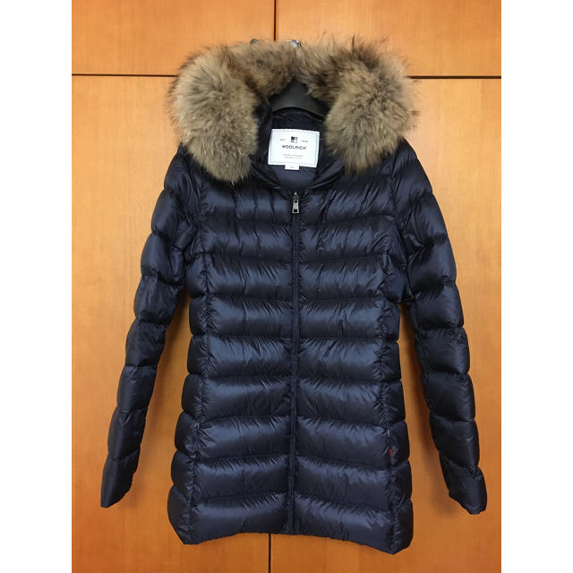 WOOLRICH(ウールリッチ)のウールリッチ SCARLETT PARKA ダウンコートXSネイビー レディースのジャケット/アウター(ダウンコート)の商品写真