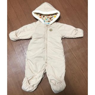 ミキハウス(mikihouse)の美品 ミキハウス ジャンプスーツ カバーオール 60-80㎝(カバーオール)