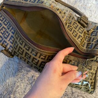人気商品!! FENDI ズッカ柄 ボストン バッグ かばん bag ロゴ 可愛い