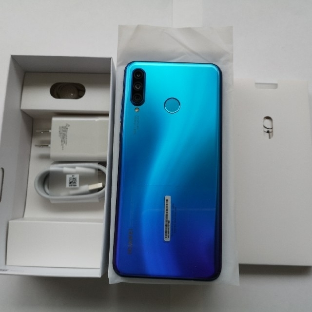 HUAWEI P30 lite ピーコックブルー 64 GB SIMフリー