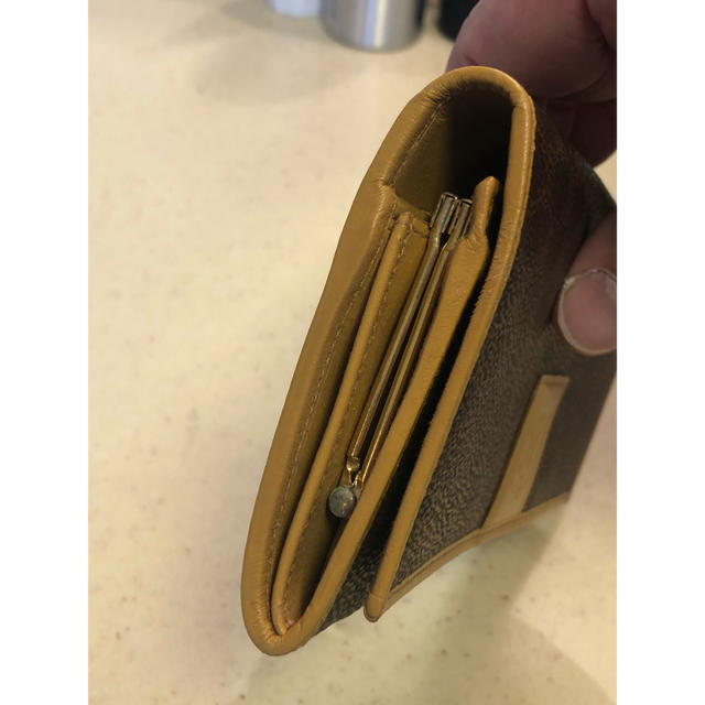 セリーヌ マカダム柄 長財布 ガマ口【美品】 - 財布