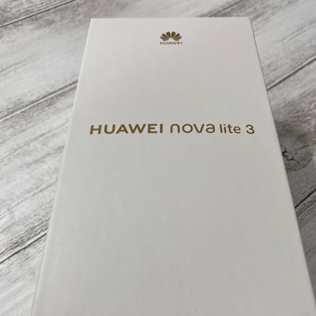 スマートフォン本体新品未開封　HUAWEI nova lite 3 黒 32 GB SIMフリー