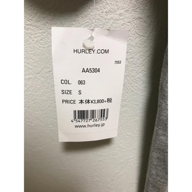 Hurley(ハーレー)のハーレーTシャツ/サイズS／新品未使用 半額 メンズのトップス(Tシャツ/カットソー(半袖/袖なし))の商品写真