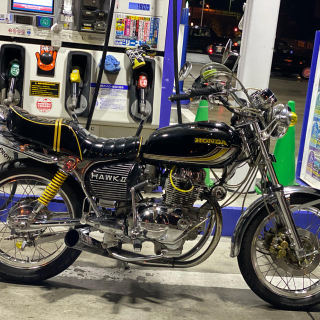 cb250t ホーク　カミカゼメガホン　神風メガホンパーツ