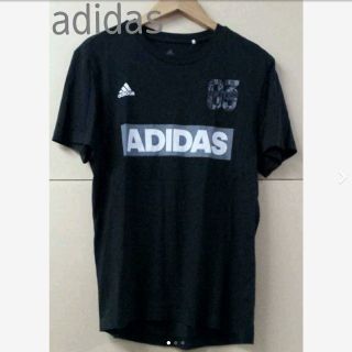 アディダス(adidas)のadidas　状態良好　プリント Tシャツ　コットン100%　ユニセックス(Tシャツ/カットソー(半袖/袖なし))