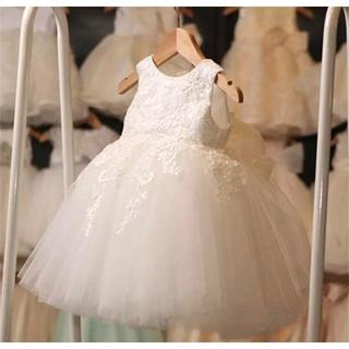 新品♡70cm♡真っ白な豪華可愛いプリンセスベビードレス(セレモニードレス/スーツ)