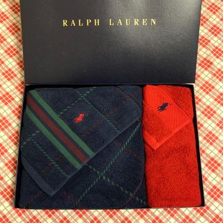 ラルフローレン(Ralph Lauren)の新品未使用！ラルフローレン バス タオルセット(タオル/バス用品)