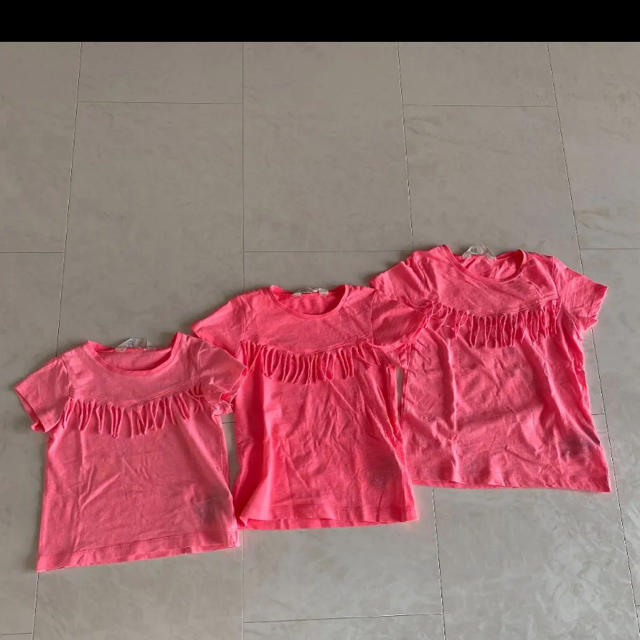 H&M(エイチアンドエム)の三姉妹　お揃いセット キッズ/ベビー/マタニティのキッズ服女の子用(90cm~)(Tシャツ/カットソー)の商品写真