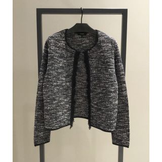 セオリー(theory)のTheory 18SS ツイードジャケット(ノーカラージャケット)