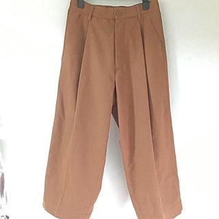 ダブルクローゼット(w closet)のw closet タックワイドパンツ(バギーパンツ)