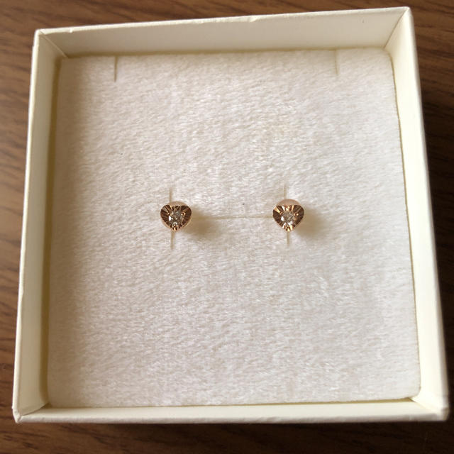 Samantha Tiara - サマンサティアラ ハート ダイヤモンド ピアス 18K