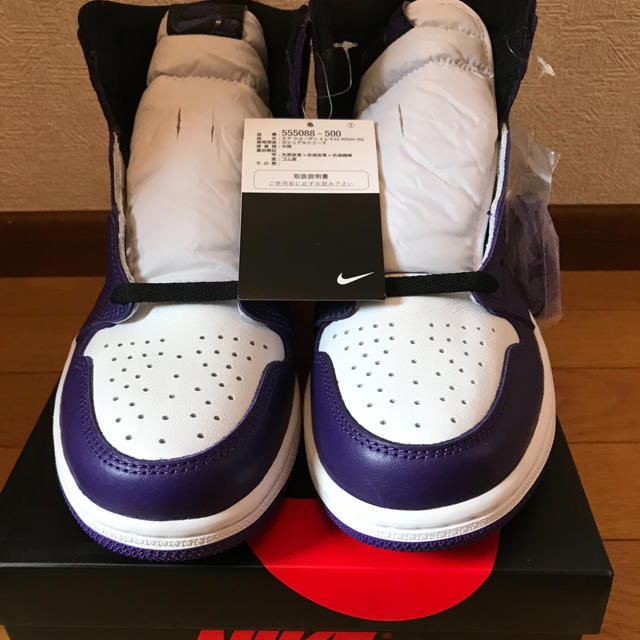 NIKE  AIRJORDAN1HIGHナイキエアジョーダン1パープル 1