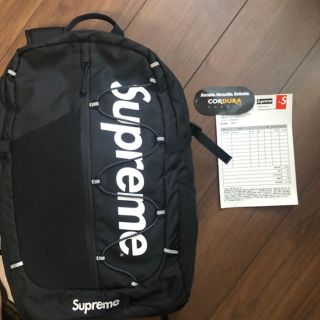 シュプリーム(Supreme)の付属品完備　supreme 17ss backpack (バッグパック/リュック)